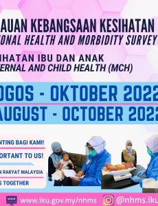 Banner Tinjauan Kebangsaan Kesihatan Dan Morbiditi (NHMS) - MCH